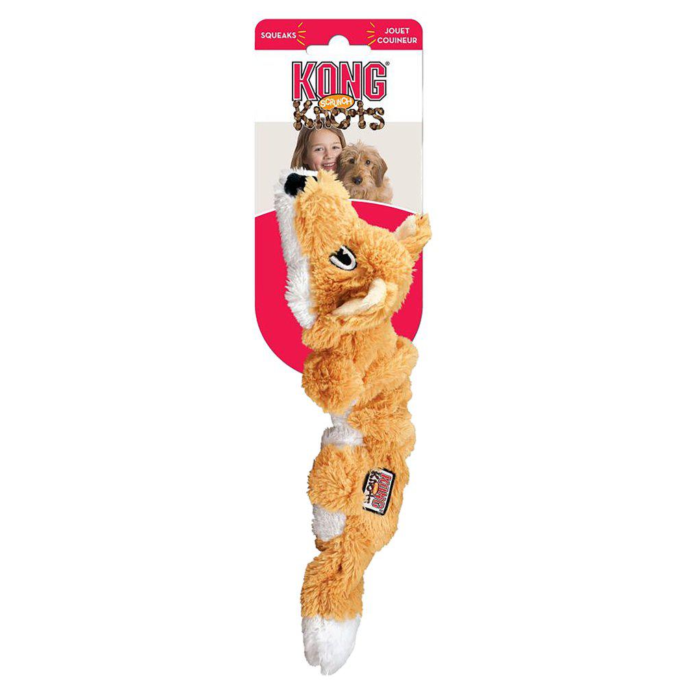 Kong Scrunch Knots Fox S/M 21X5X5 Cm