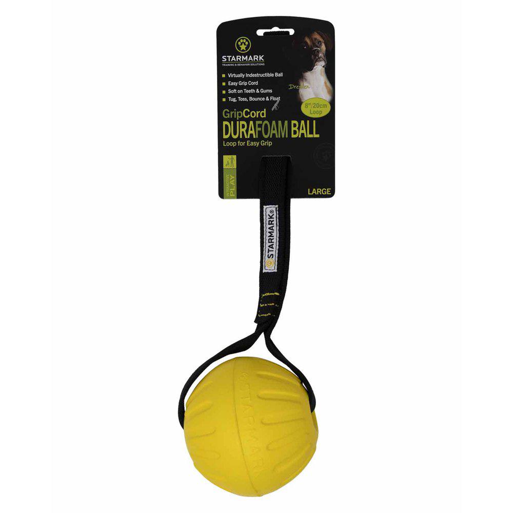 Starmark Gripcord Durafoam Ball Loop M/L