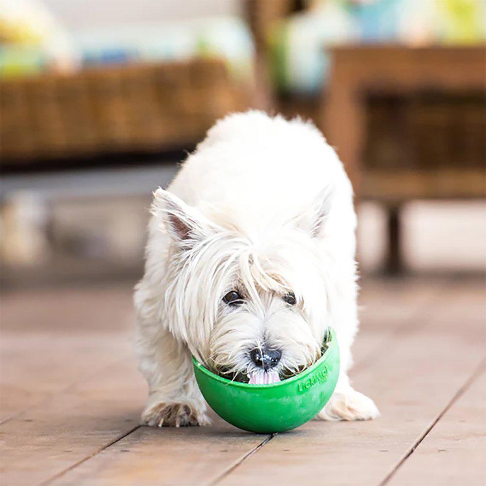 Hundskål Lickimat Wobble Ljusblå