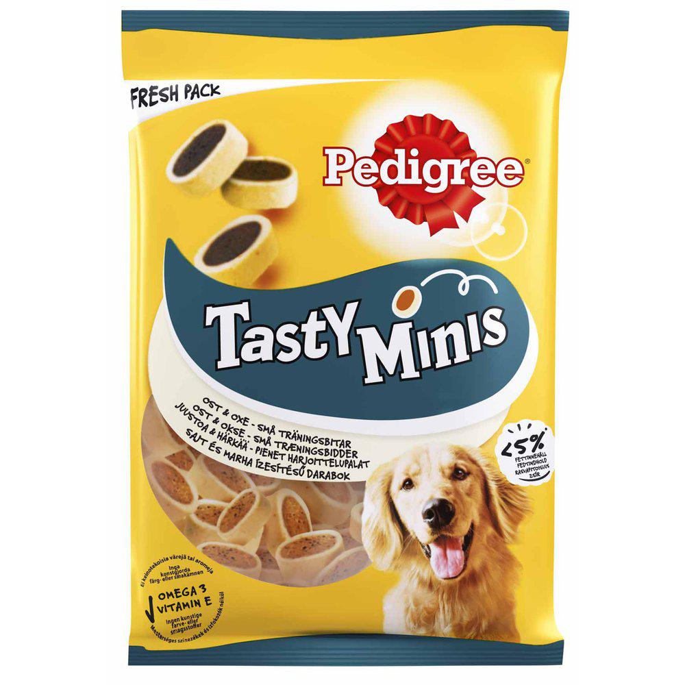 Pedigree Tasty Minis Cheesy Bites 140g 6x