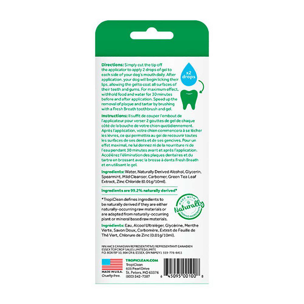 Tropiclean Clean Teeth Oral Care Gel 118Ml