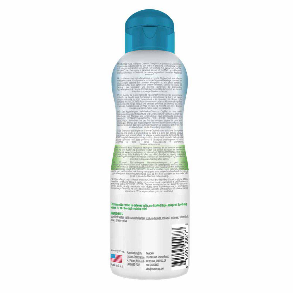 Tropiclean Oxy-Med Hypo Allergenic Schampo 355Ml