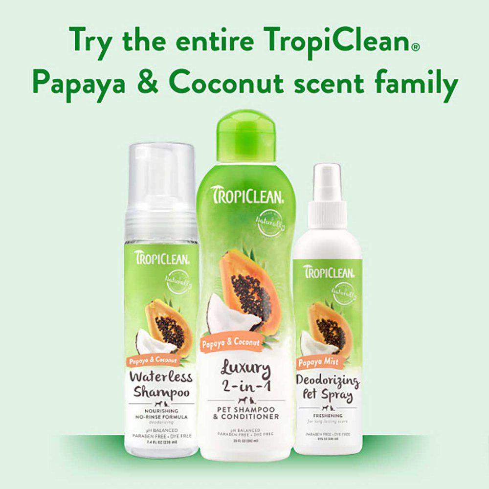 Tropiclean Papaya & Coconut Shampoo 355Ml