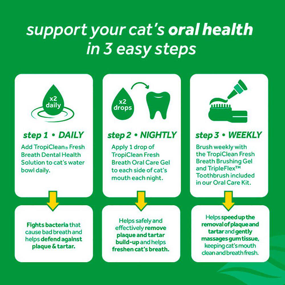 Tropiclean Clean Teeth Oral Care Gel For  Cat 59Ml