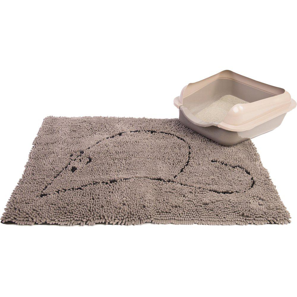 Dgs Cat Litter Matta 88X66Cm Grå