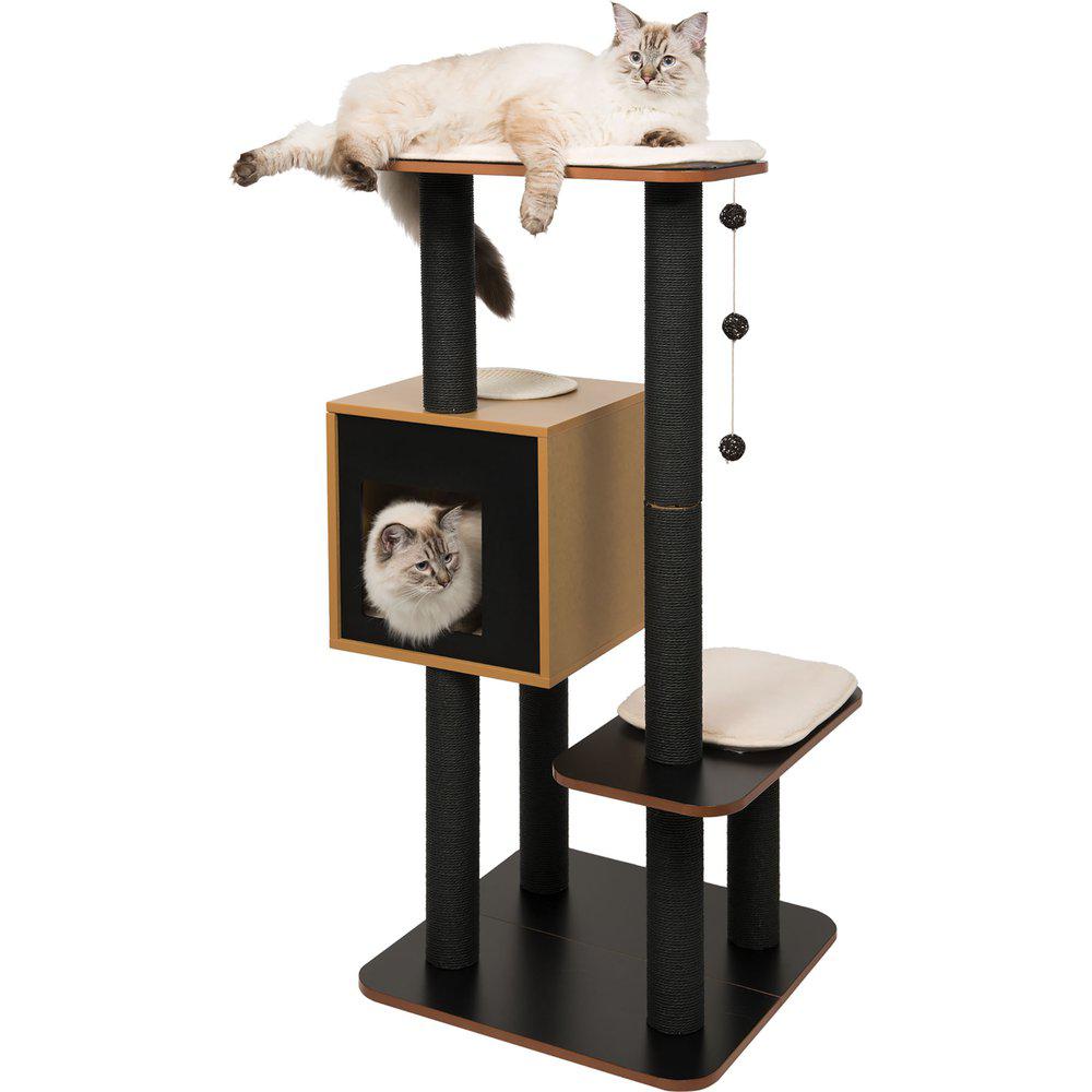 Klösmöbel Vesper  Cat Furniture V-High Base Svart