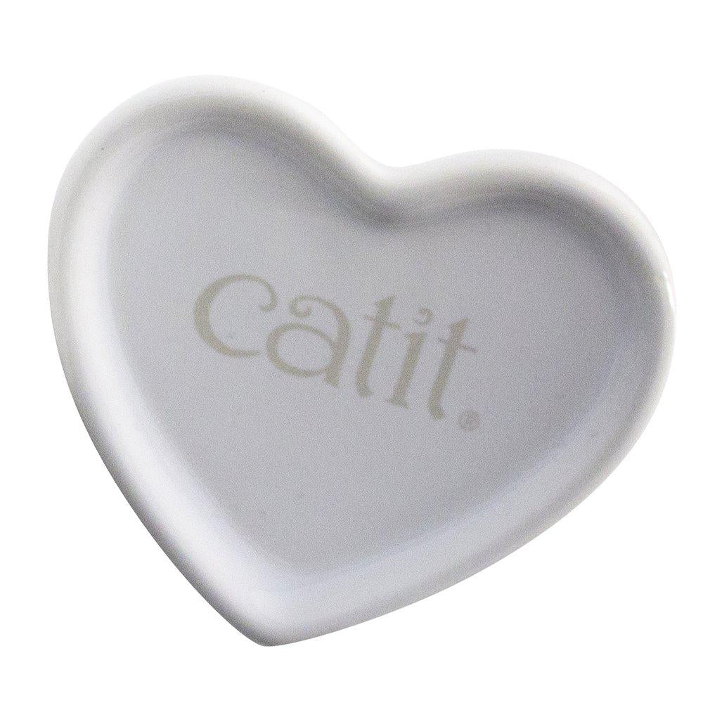 Catit Ceramic Heartskål  8X7Cm