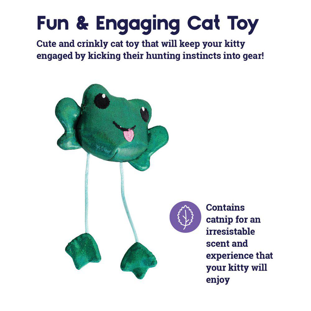 Petstages Toss N' Dangle Frog