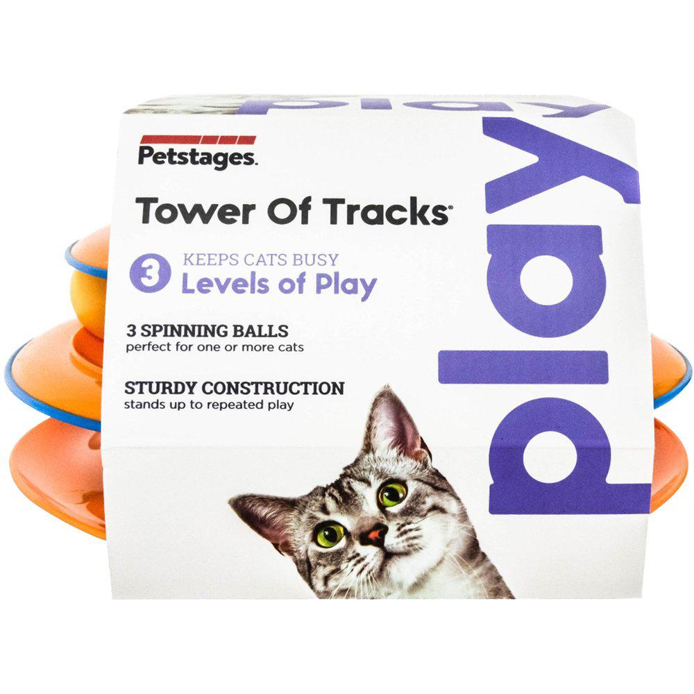 Petstages Kattleksak Tower Of Tracks25Cm