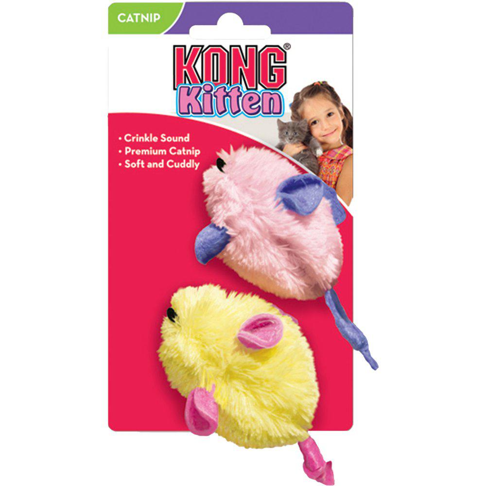 Kong Kitten Mice 2Pack Assorted