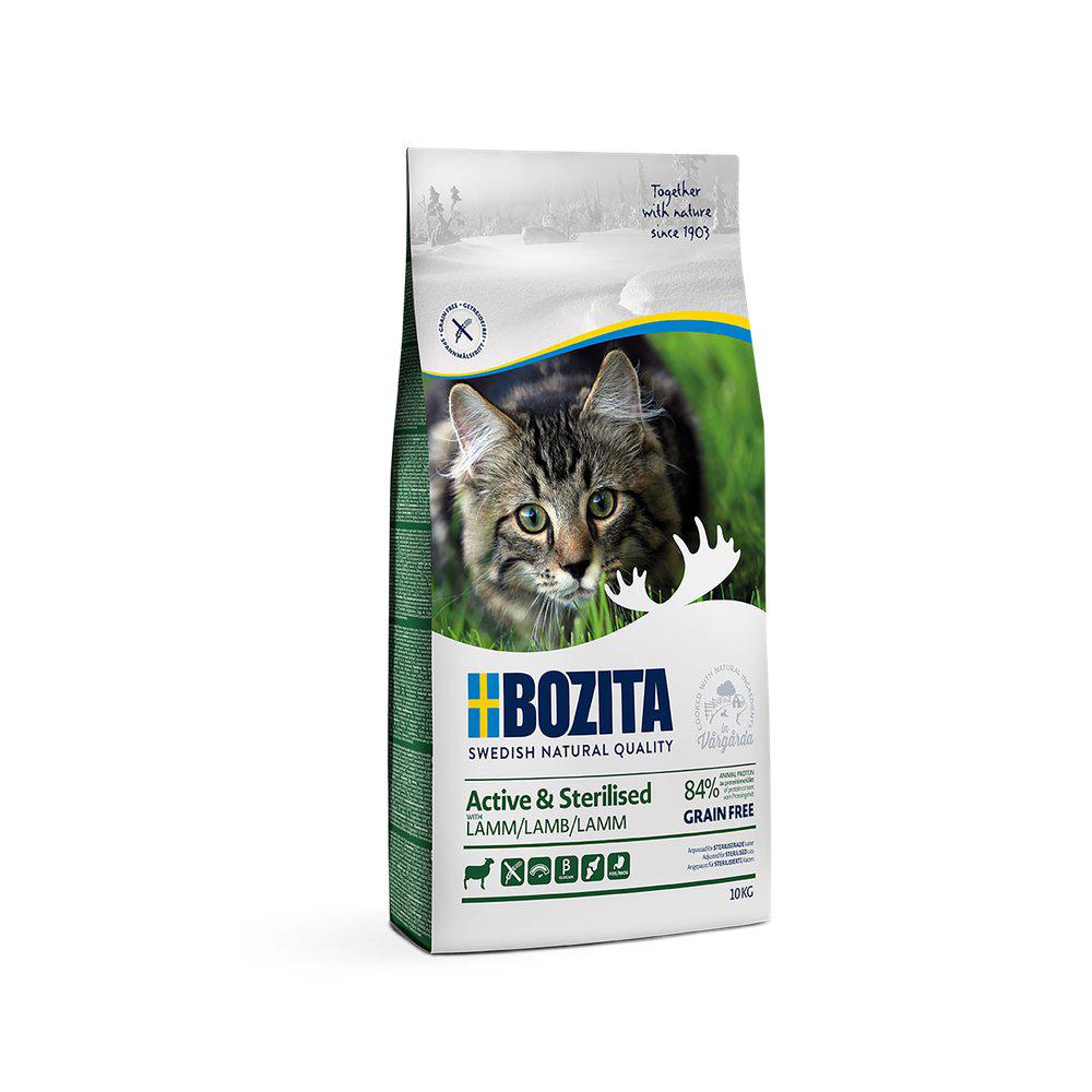 Bozita Active & Sterilised Grain Free Lamb 10Kg