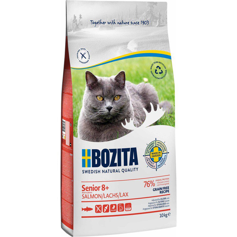 Bozita Grain Free Senior 8+ Salmon 10Kg