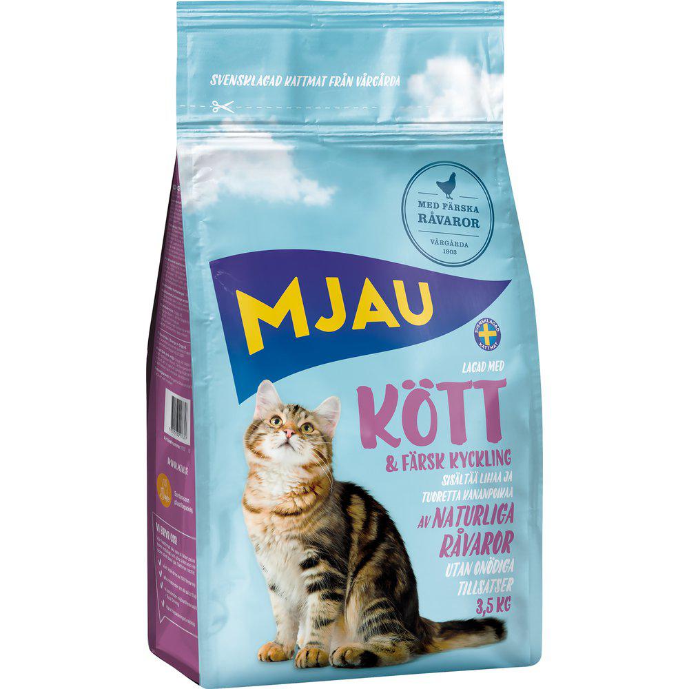 Mjau Köttsmak 3,5Kg