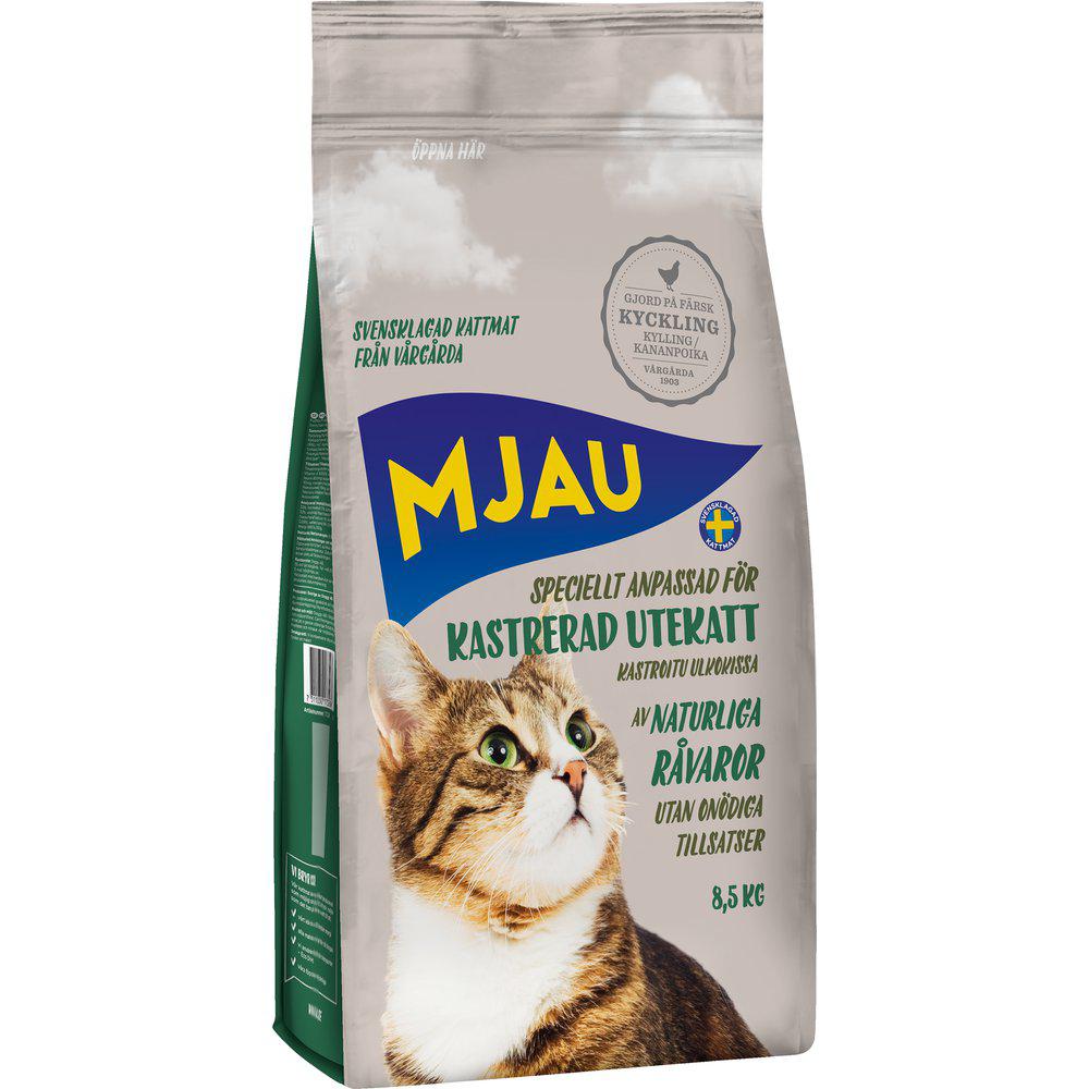 Mjau Kastrerad Utekatt 8,5Kg