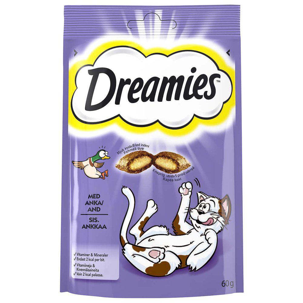 Dreamies Kattgodis Anka 60Gr