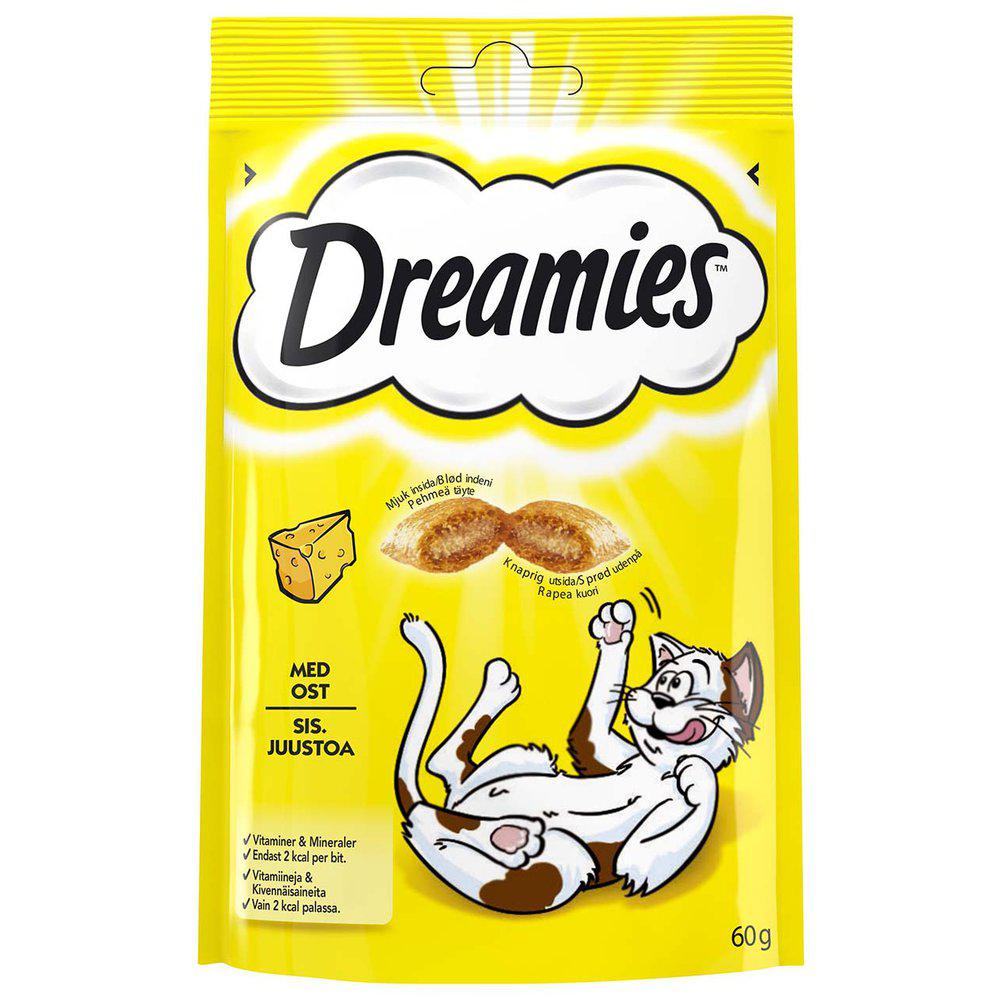 Dreamies Kattgodis Ost 60Gr