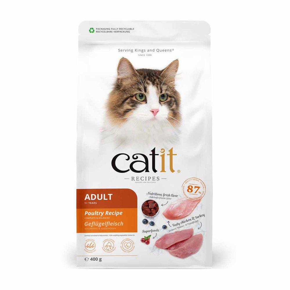 Catit Recipies Dry Adult Chicken&Turkey