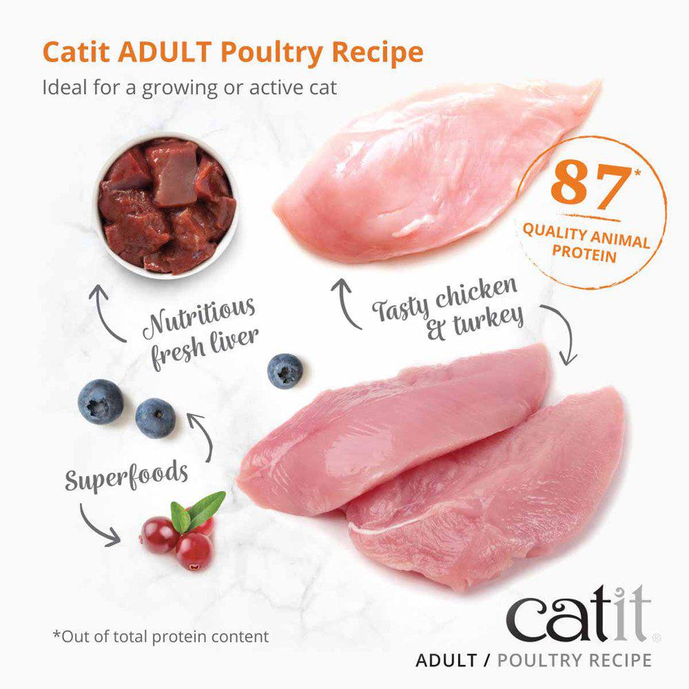 Catit Recipies Dry Adult Chicken&Turkey