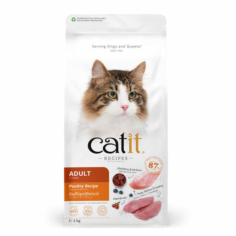 Catit Recipies Dry Adult Chicken&Turkey