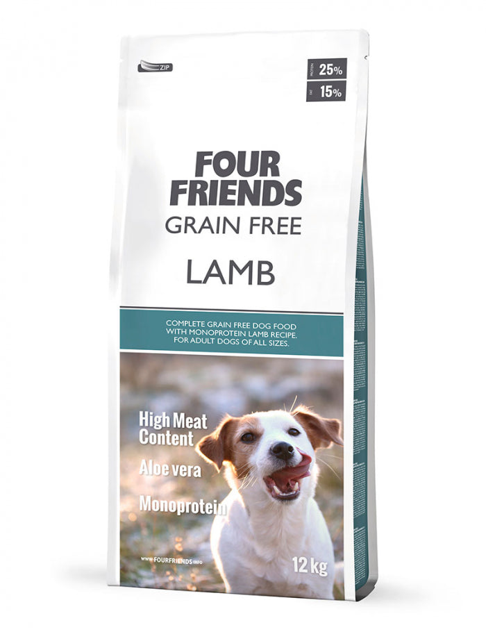 FourFriends Dog  Grain Free Lamb 12kg