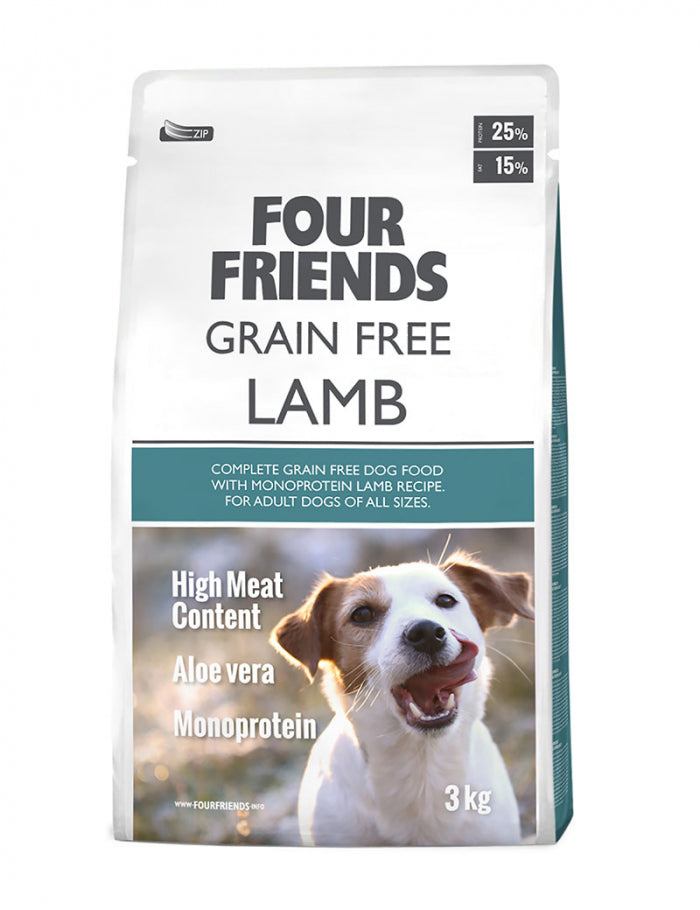 FourFriends Dog Grain Free Lamb 3kg