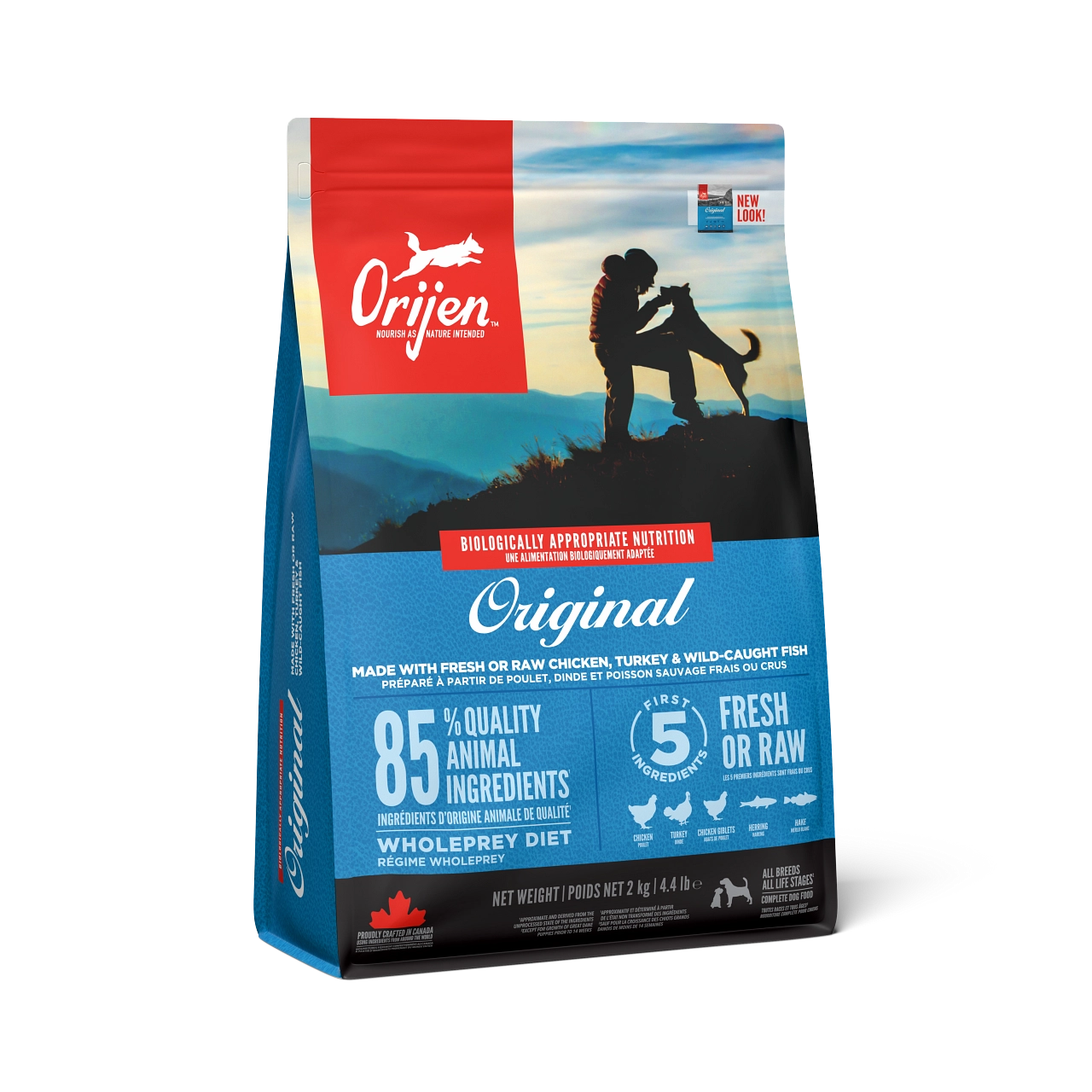 Orijen Dog Original Grain Free - Dry Dog Food 2 kg