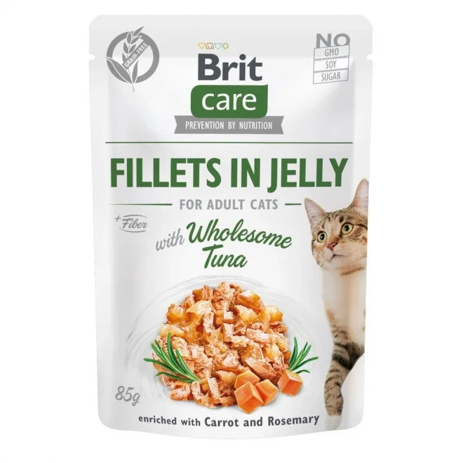 Brit Care Cat Adult Tonfisk i Gelé 85 g x24