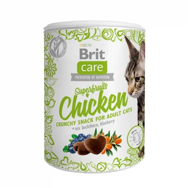 Brit Care Cat Snack Superfruits Chicken 100 g x6