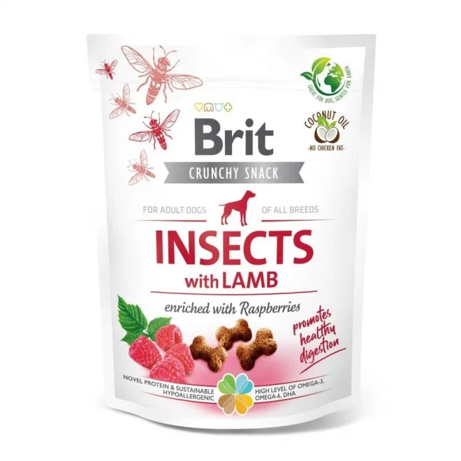 Brit Care Crunchy Snack Insects Lamb 200 g x6