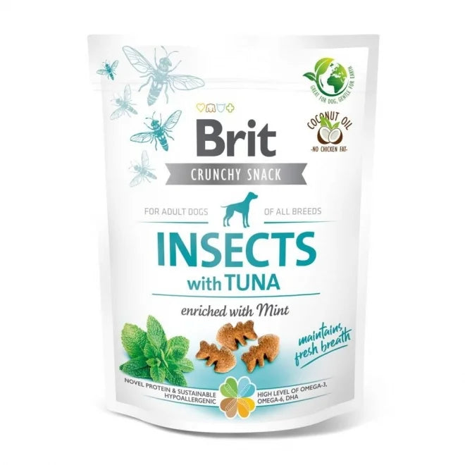 Brit Care Crunchy Snack Insects Tuna 200 g x6