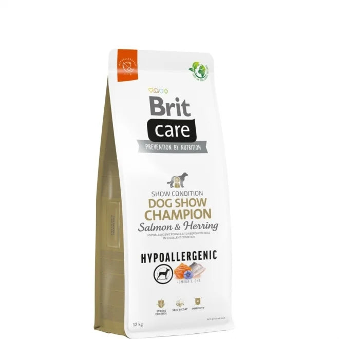 Brit Care Dog Adult Hypoallergenic Dog Show Champion Salmon & Herring