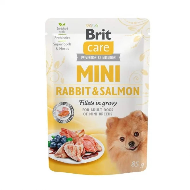 Brit Care Mini Kanin & Lax i Sås 85 g x24