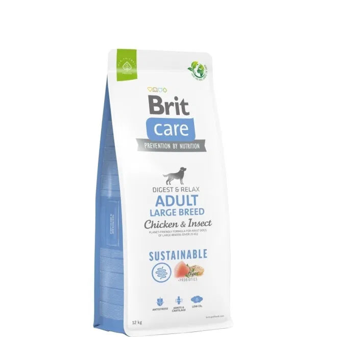 Brit Care Dog Adult Sustainable Large Breed Chicken & Insect