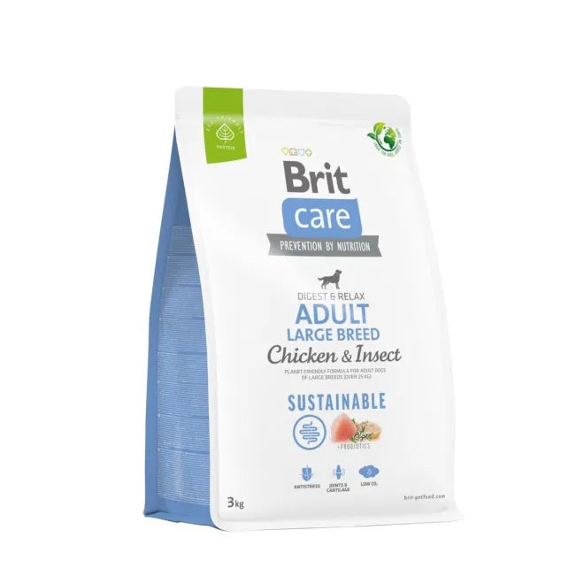 Brit Care Dog Adult Sustainable Large Breed Chicken & Insect