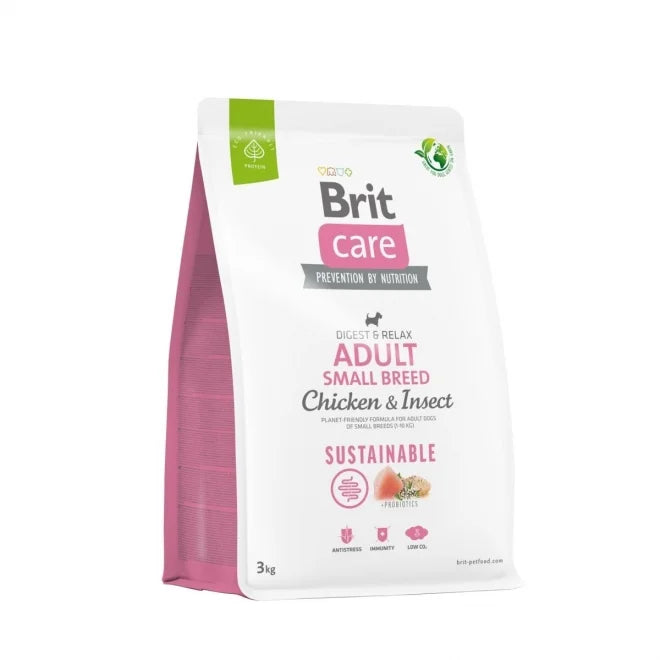 Brit Care Dog Adult Sustainable Small Breed Chicken & Insect