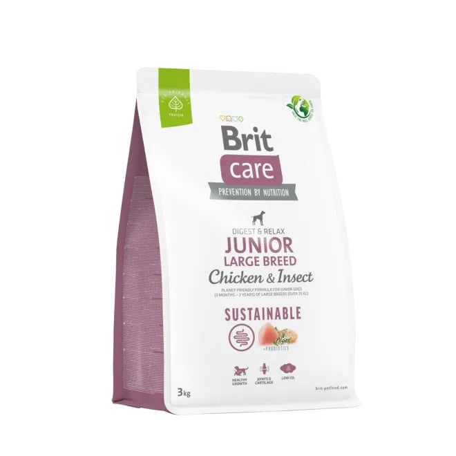 Brit Care Dog Junior Sustainable Large Breed Chicken & Insect