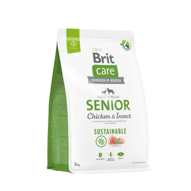 Brit Care Dog Senior Sustainable Chicken & Insect