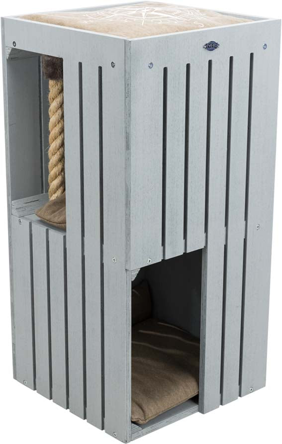 Trixie BE NORDIC Cat-Tower Juna , 38 x h77 x 38 cm, grå