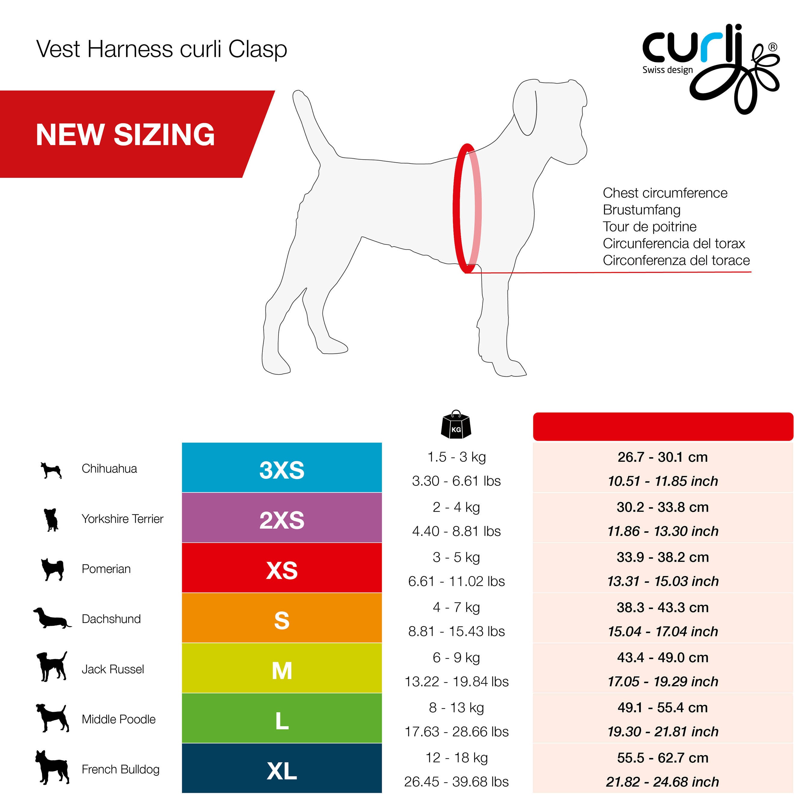 Curli Vest Clasp Cord Hundesele