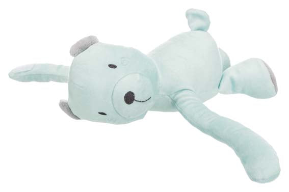 Trixie Junior cuddly set filt/björn, plysch, 75 × 50 cm, grå/mint