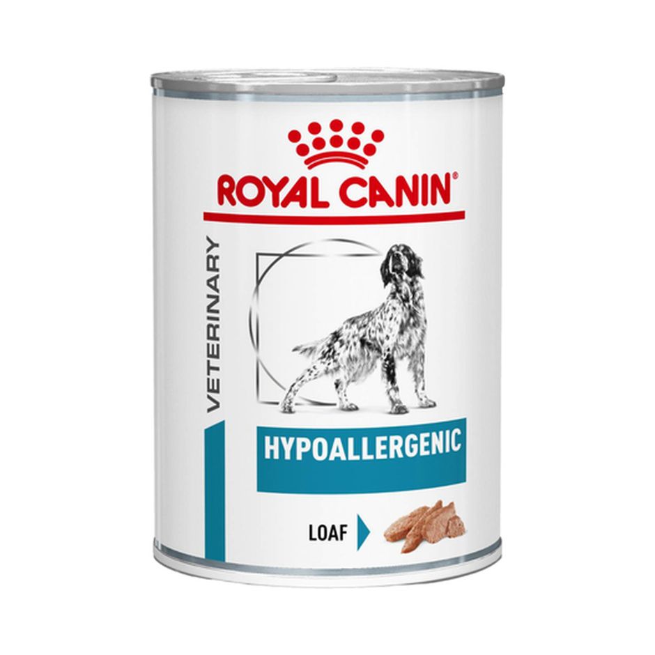 Royal Canin Veterinary Diets Dog Derma Hypoallergenic Loaf Can våtfoder för hund