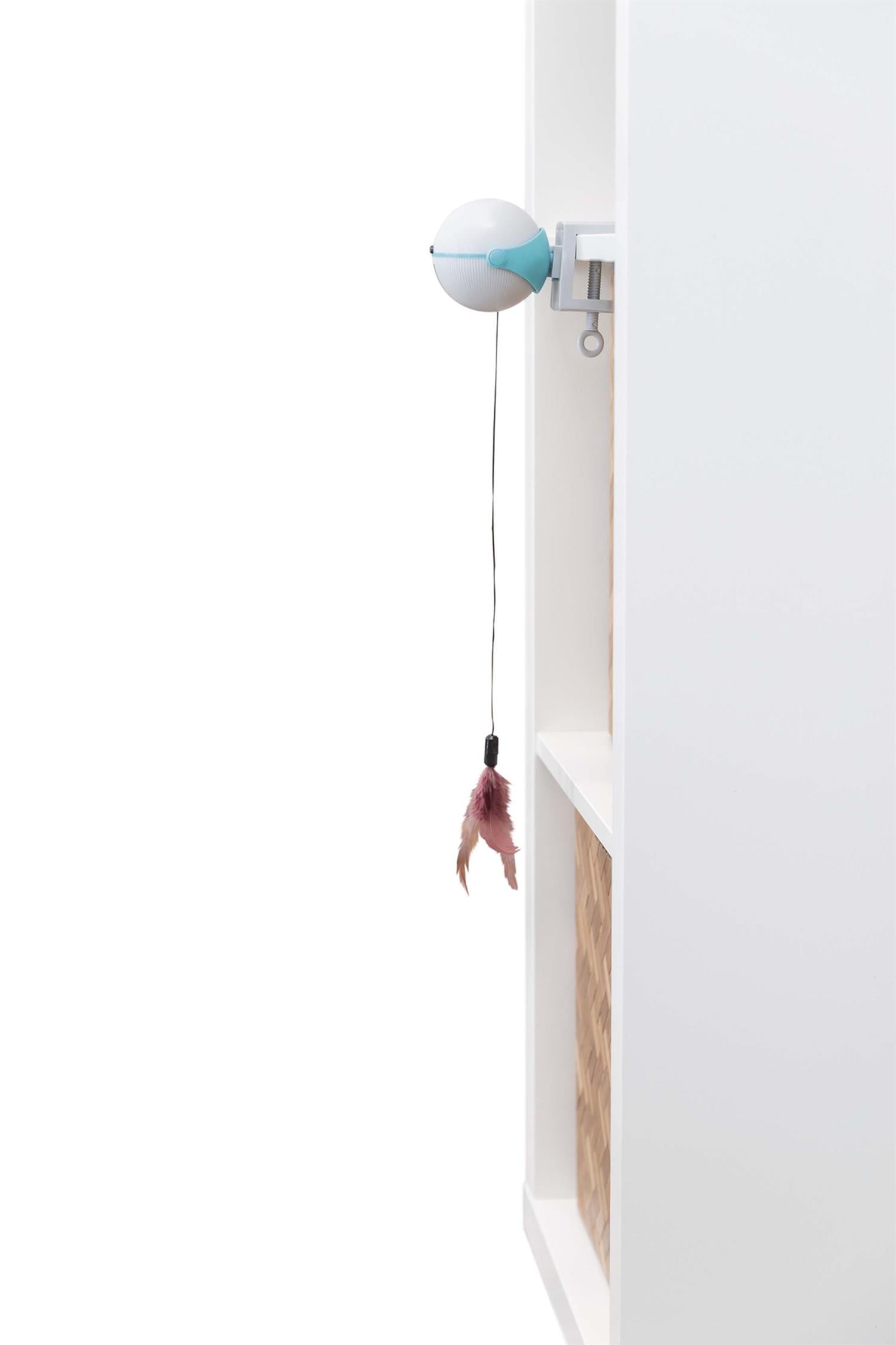 Trixie Kattleksak Catch-It, plast, 10 × 14 cm, vit