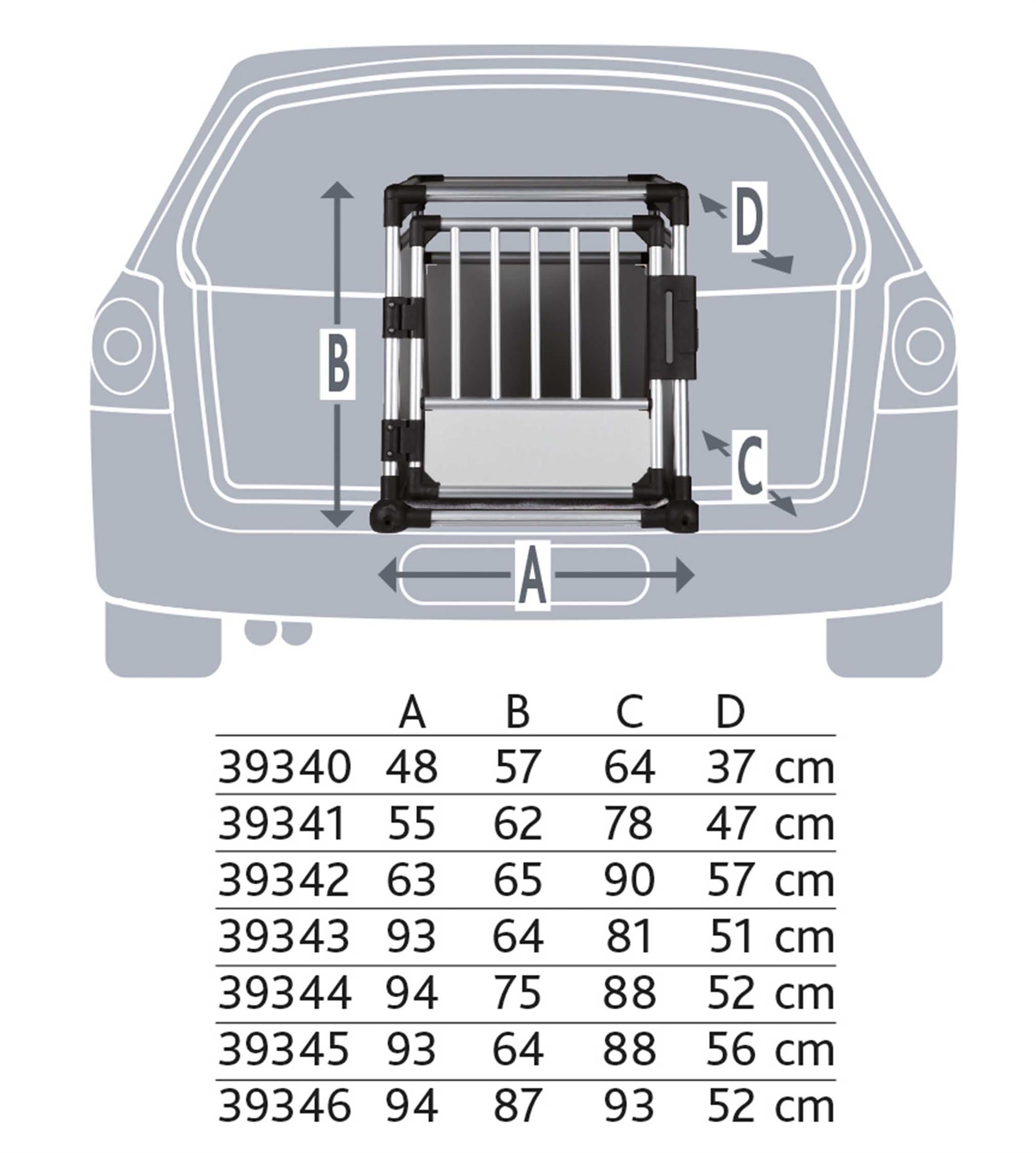 Trixie Bilbur aluminium, L-XL: