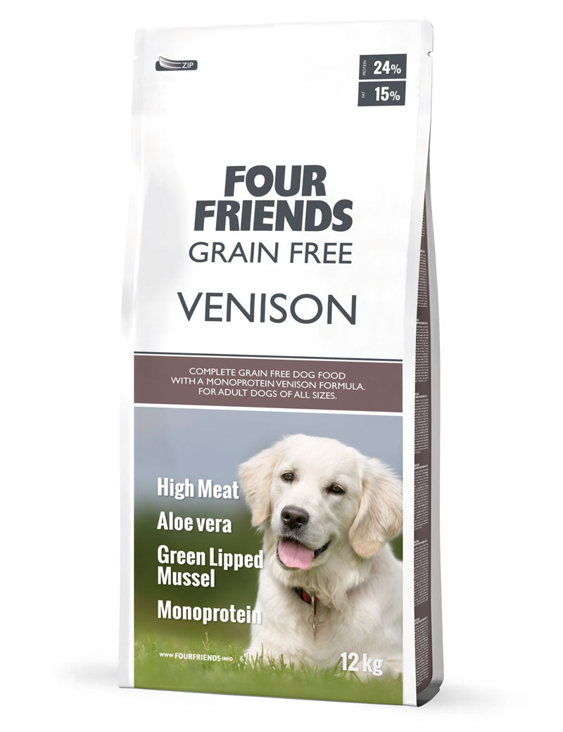 FourFriends Dog Grain Free Venison 12 kg