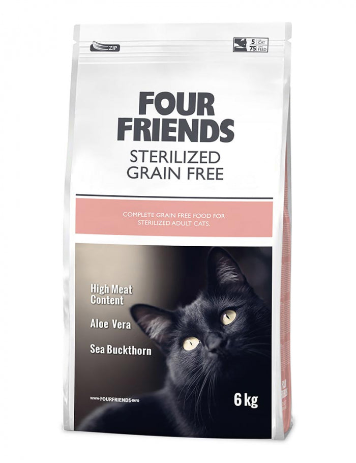 FourFriends Cat Sterilized Grain Free 6 kg