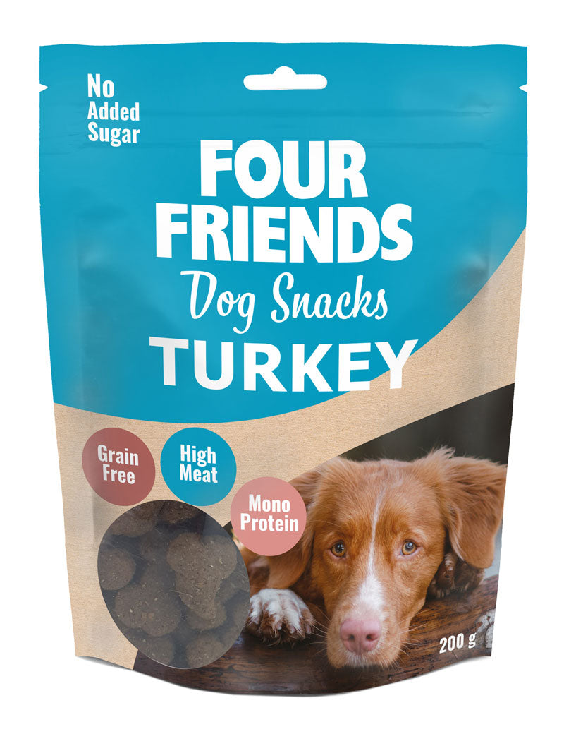 FourFriends Dog Snacks Turkey 200g x 6