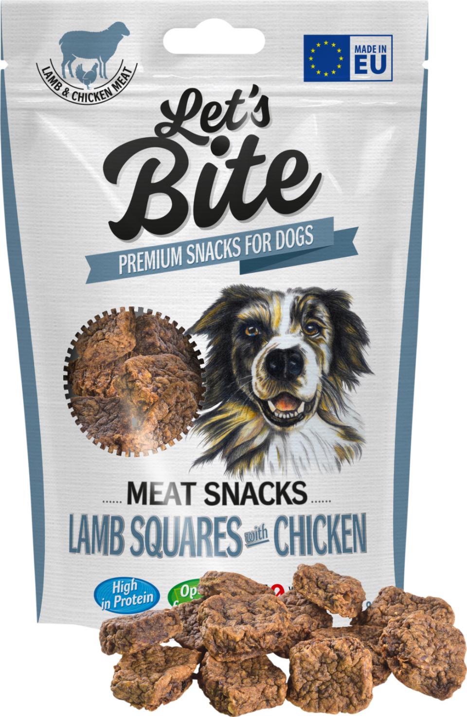 Lets Bite Meat Snacks. Lammtärningar Med Kyckling