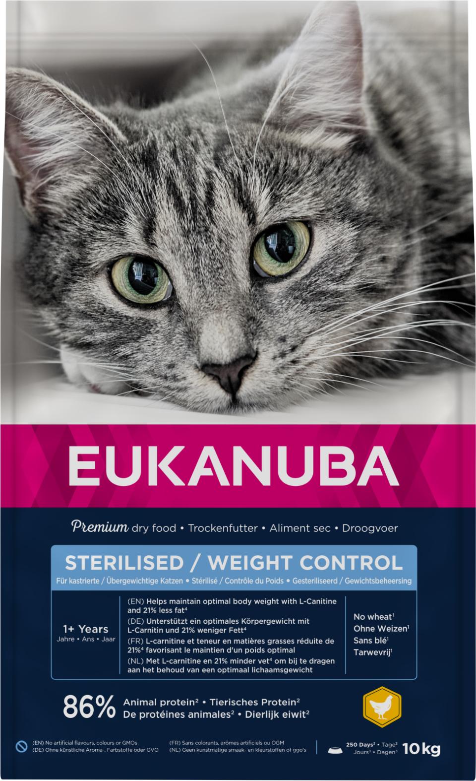 Eukanuba Cat Adult Steriliserad/Viktkontroll