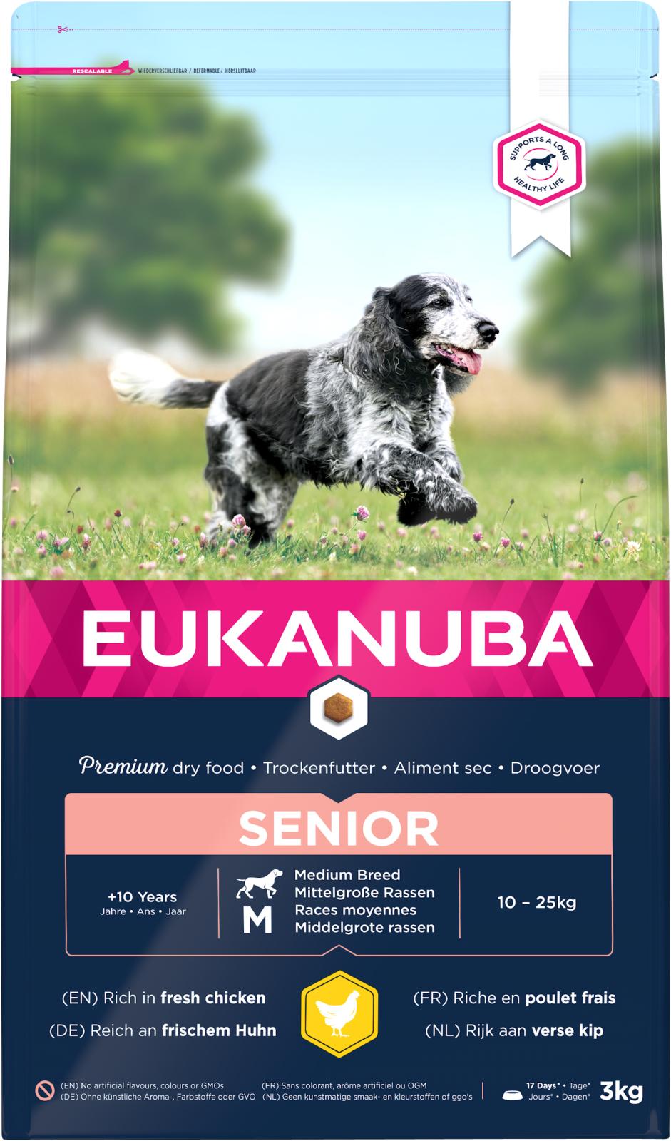 Eukanuba Senior Medium Breed Kylling