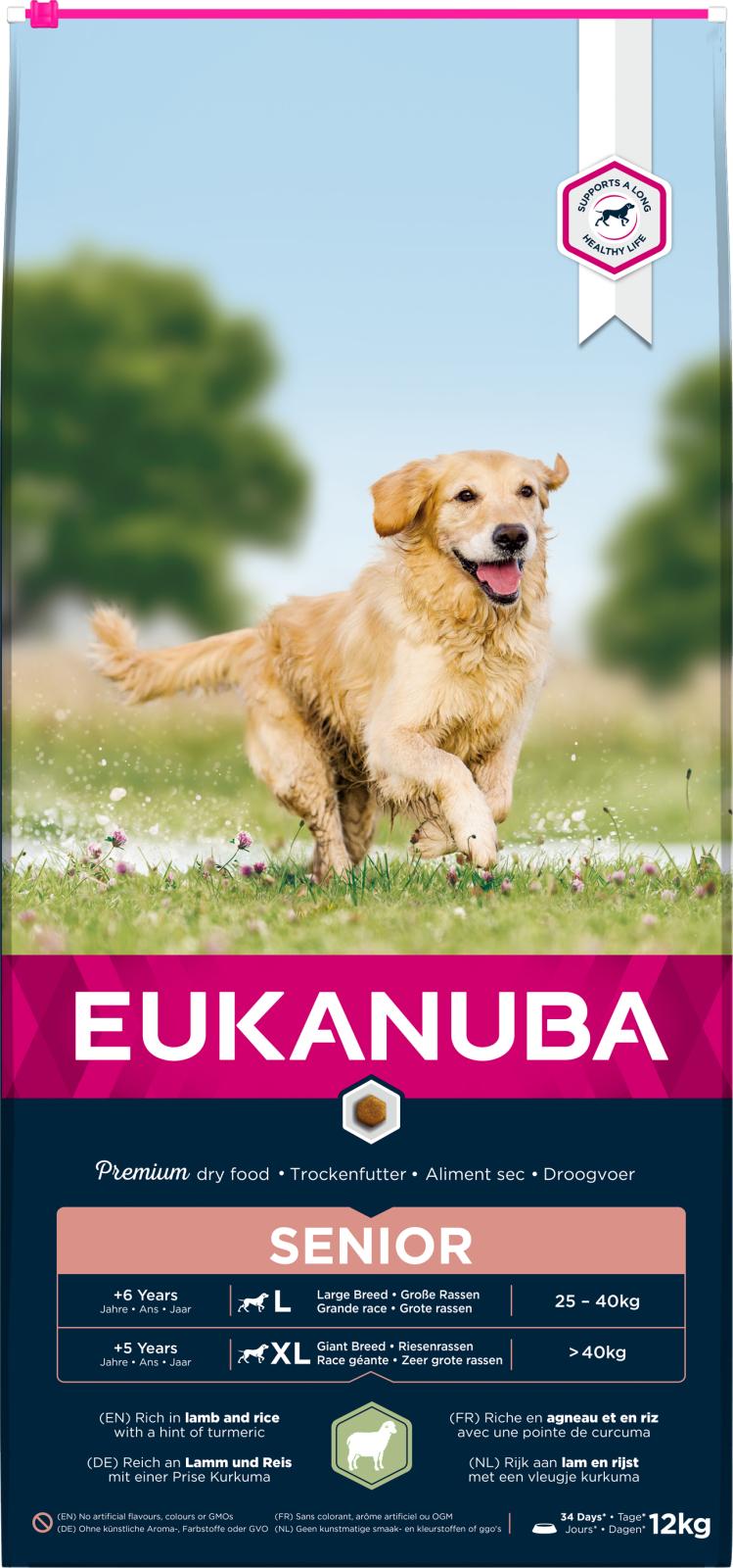 Eukanuba Senior Large Breed Lam & Ris